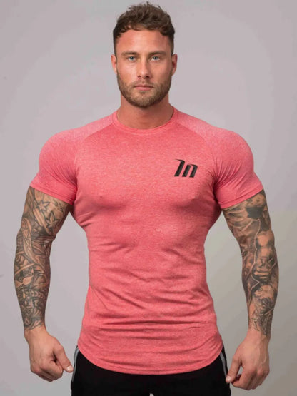 Men's Plus Size Round Neck Short Sleeve T-Shirt