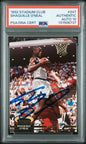 Graded 1992-93 Stadium Club Shaquille O'Neal #247 Rookie RC Basketball Card PSA 10 Auto Grade Gem Mint