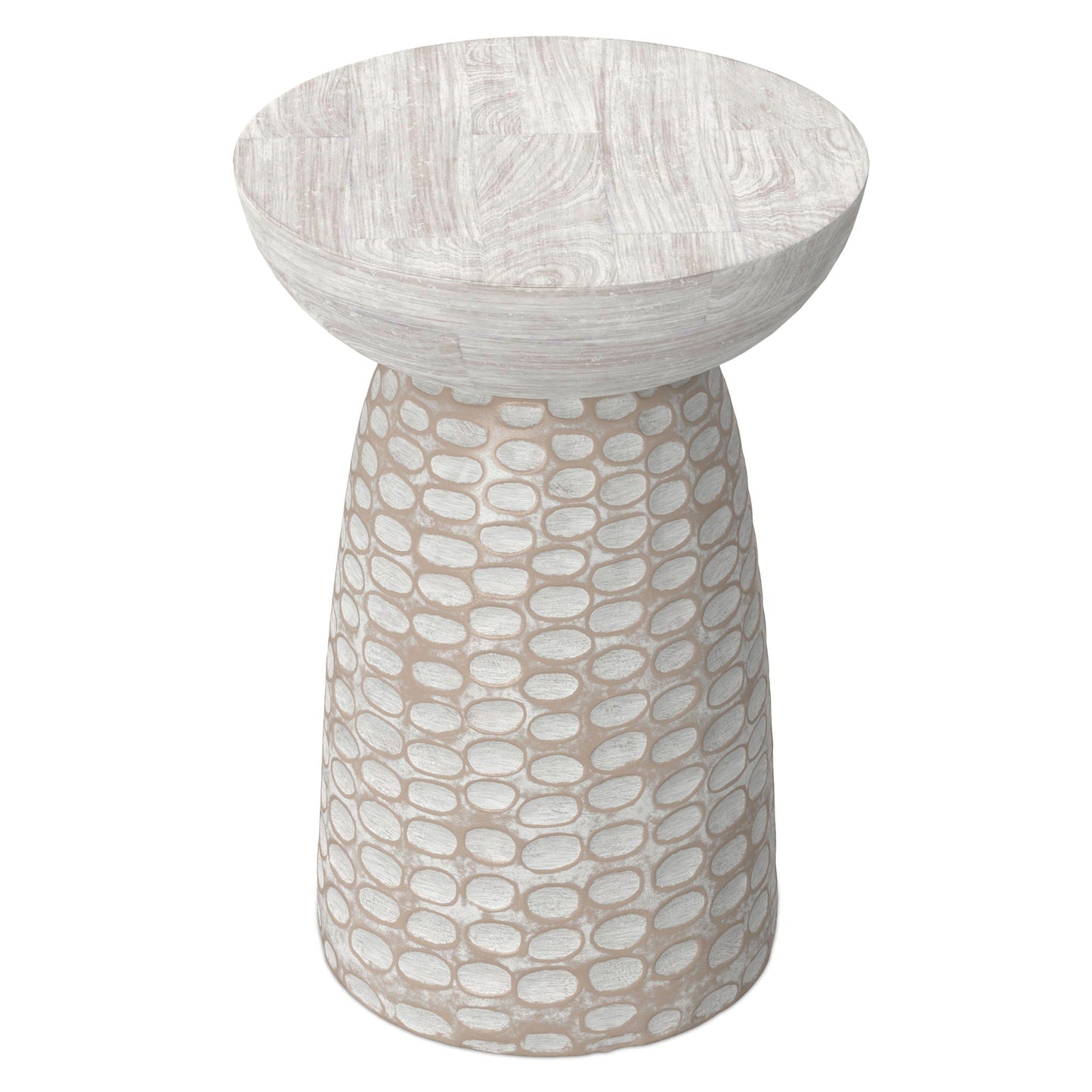 Boyd - Accent Table - White Wash