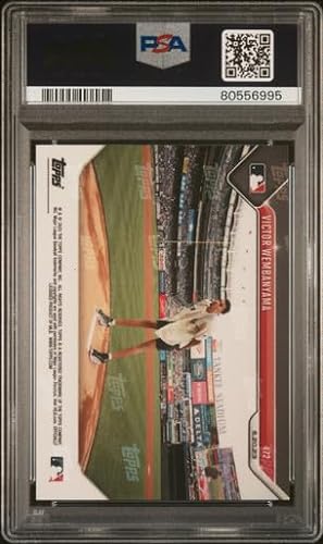 Graded 2023 Topps Now Victor Wembanyama #472 Rookie RC Baseball Card PSA 10 Gem Mint