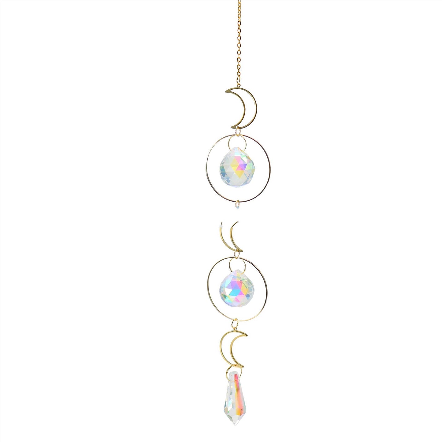 Garden Crystal Pendant Moon Star Sun Catcher New Product