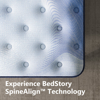 Bedstory Spine Align Pro 14" Twin Firm Pressure Relieving Cooling Hybrid Mattress