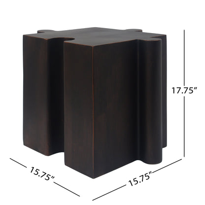 3-Piece Artistic Puzzle Table Set