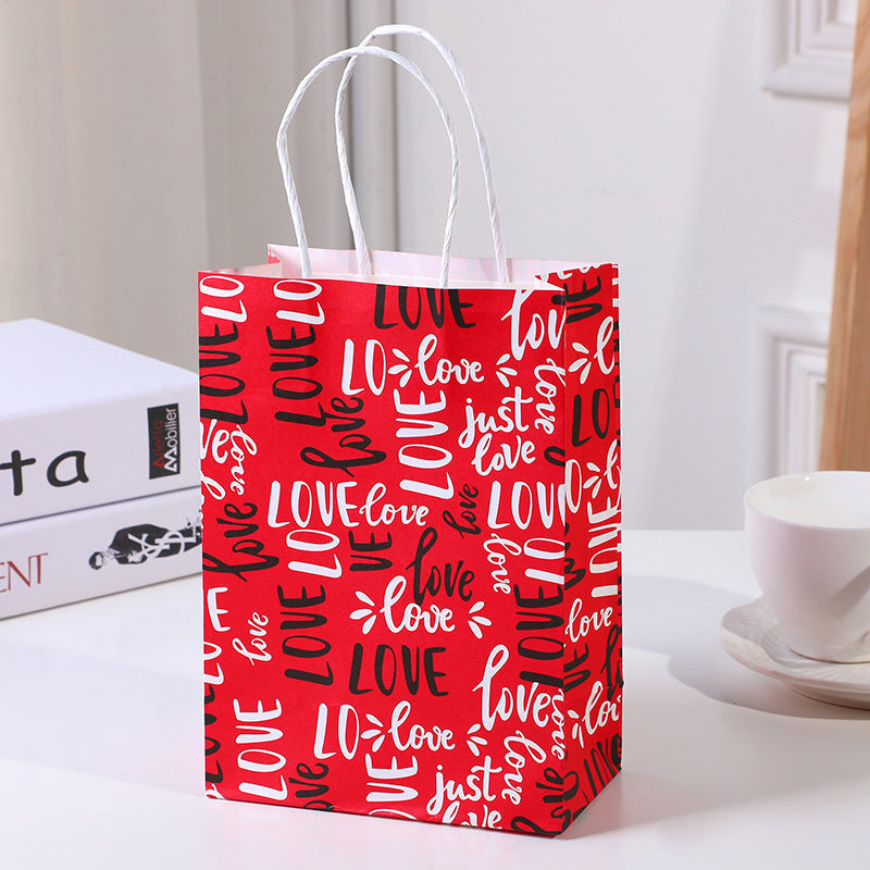 Valentine's Day Gift Bag Love Printing