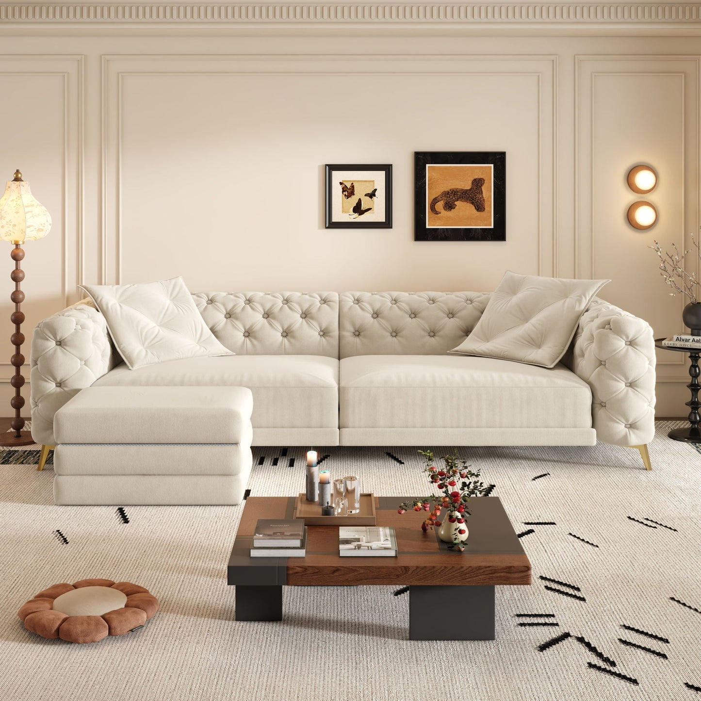 3-In-1 Convertible Sleeper Sofa