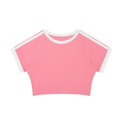 Loki & Ivy Women’s Raglan Crop T-Shirt