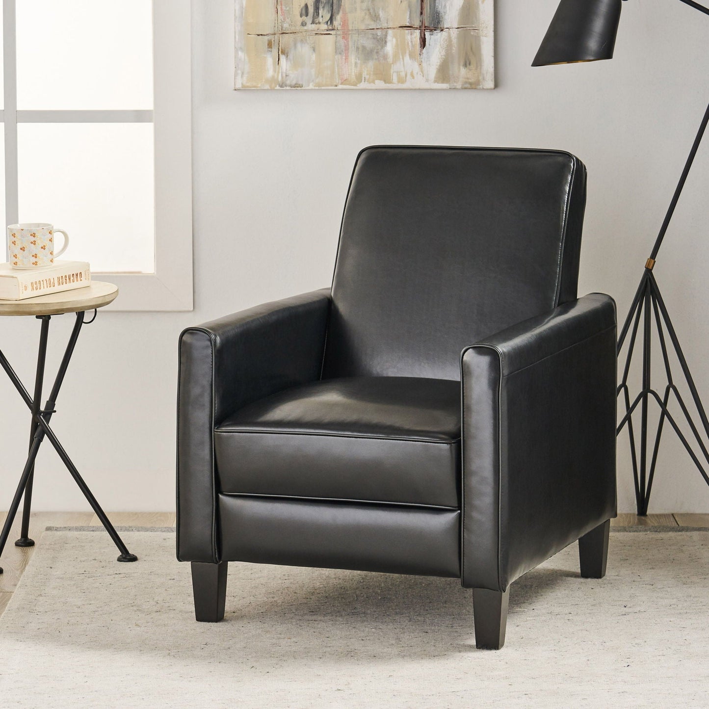 Elegant Push Back Chair for Home