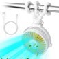Portable Baby Stroller Fan Rechargeable Handheld Fan with Flexible Tripod Clip On Desktop Hanging Fan 3 Gear Speed 360¡ Tilt Head