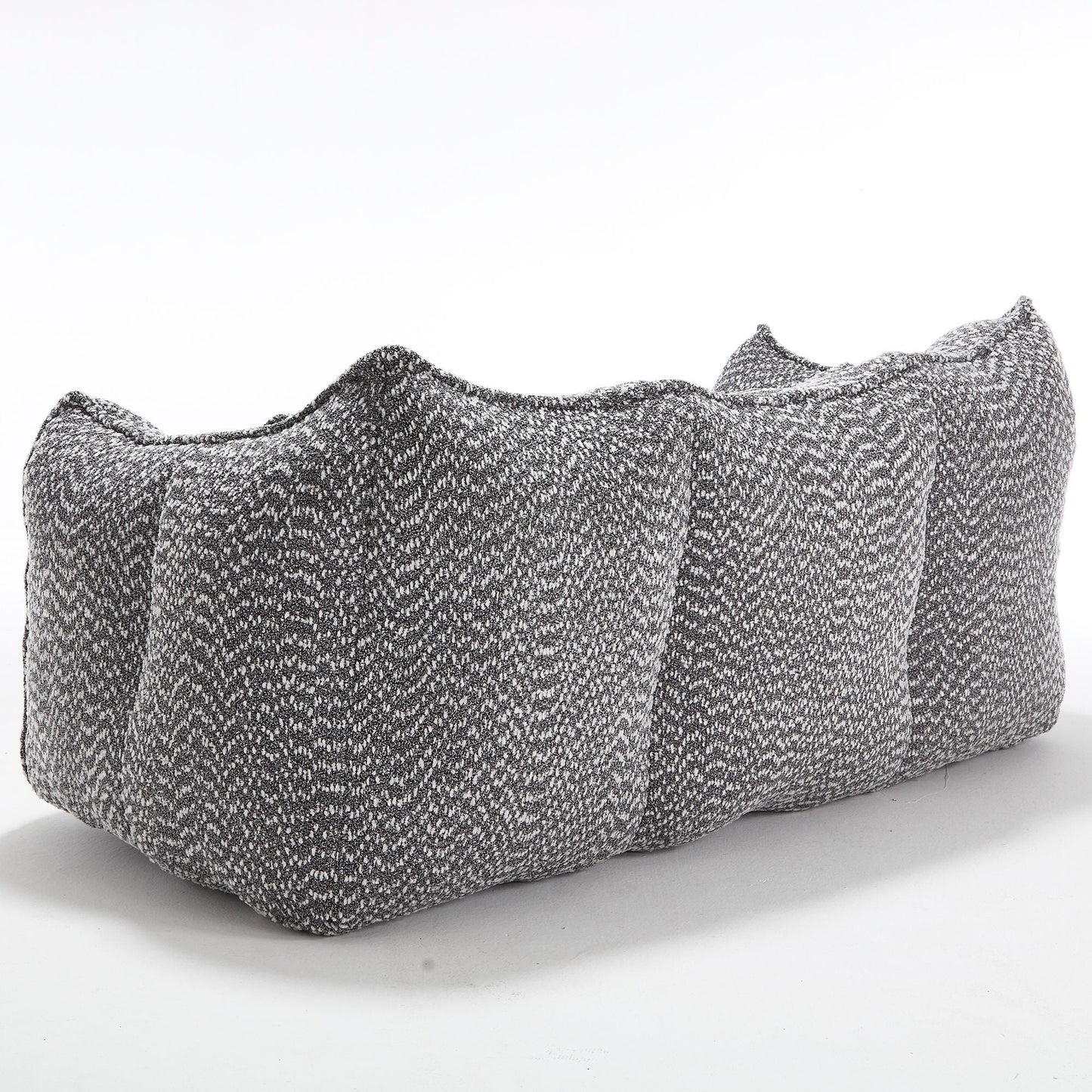 Comfortable Dual Beanbag Chair With High Resilience Foam Core For 2 People