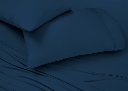 Bedgear Vertex Split Cal King Sheet Set, Navy