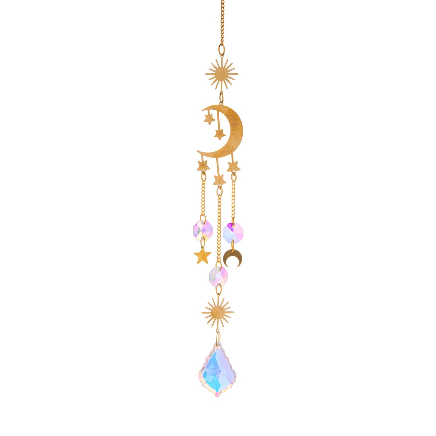 Galaxy Crystal Sun Catcher Lighting Wind Chime Pendant