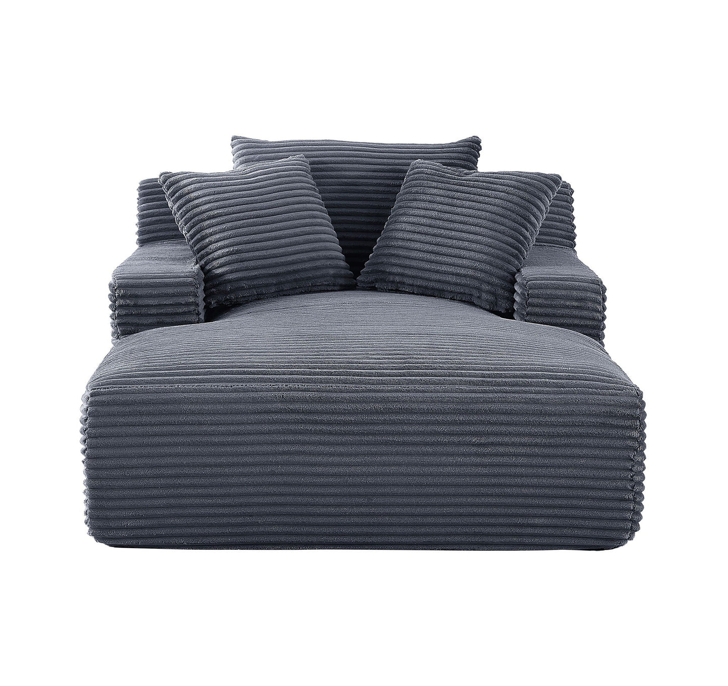 Cloudline - Oversized Chaise Lounge, Modern Comfy Couch With Full Foam Cushioning, Cozy Sleeper Sofabed