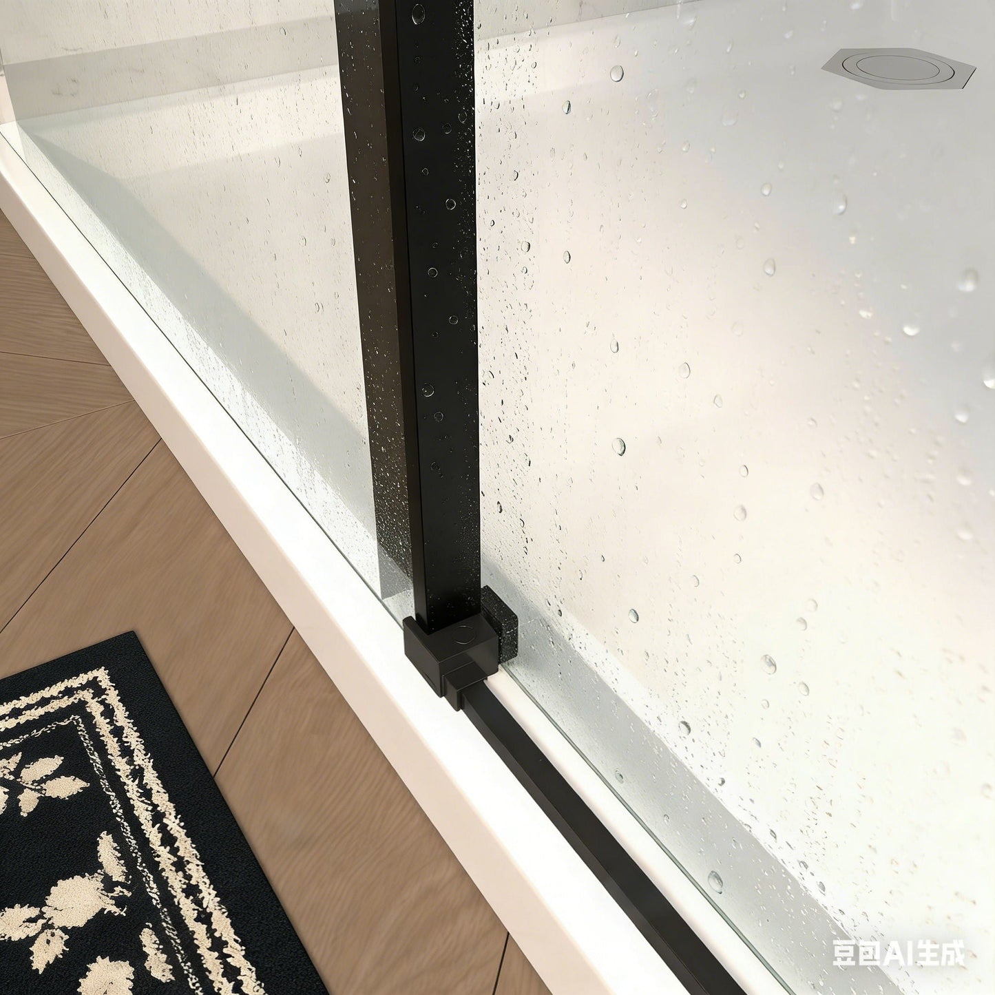 Frameless Single Sliding Shower Door