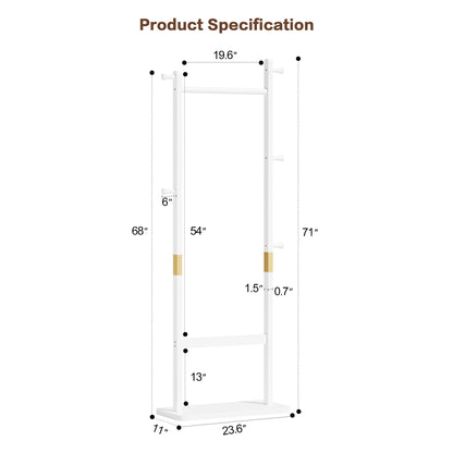 Solid Wood Simple Hat Rack