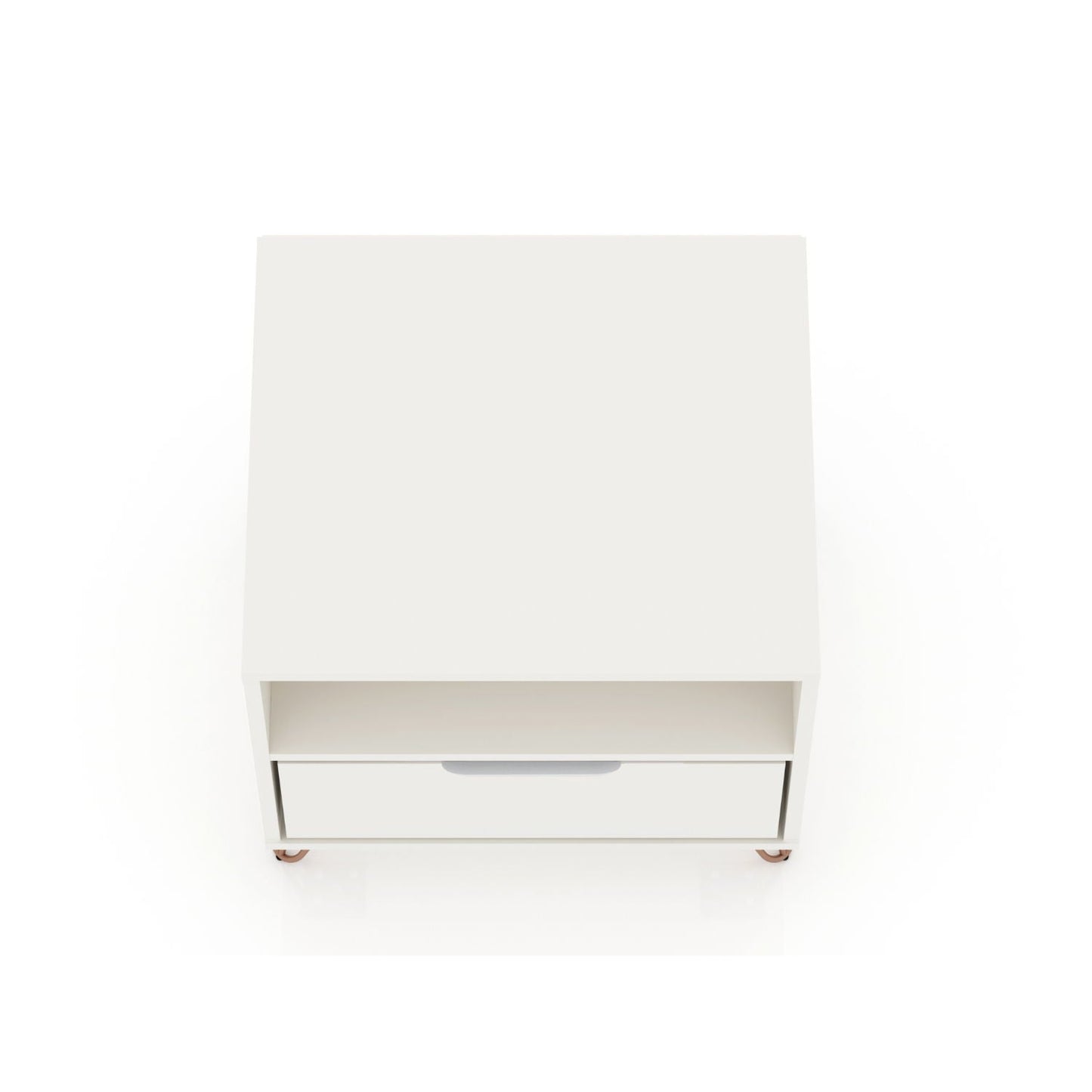 Rockefeller - Nightstand With 1 Drawer - White