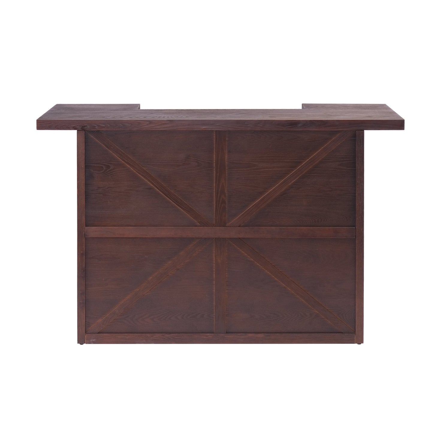 41.35"H Bar Table or Wine Cabinet - Brown Antique