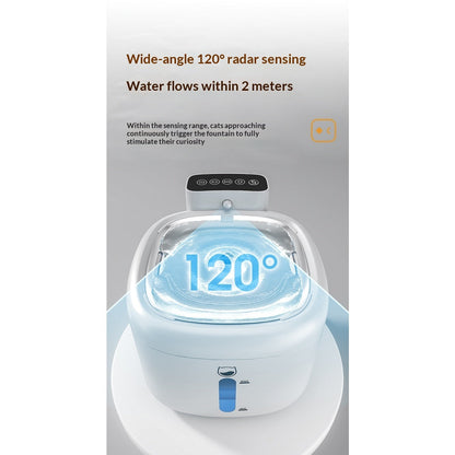 Smart Wireless Circulating Filtered Pet Water Fountain