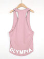Men's Plus Size Letter Graphic Wide Strap Tank