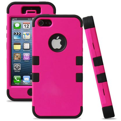 3-Layer Hybrid Armor Case with Soft Inner Shell for iPhone 5