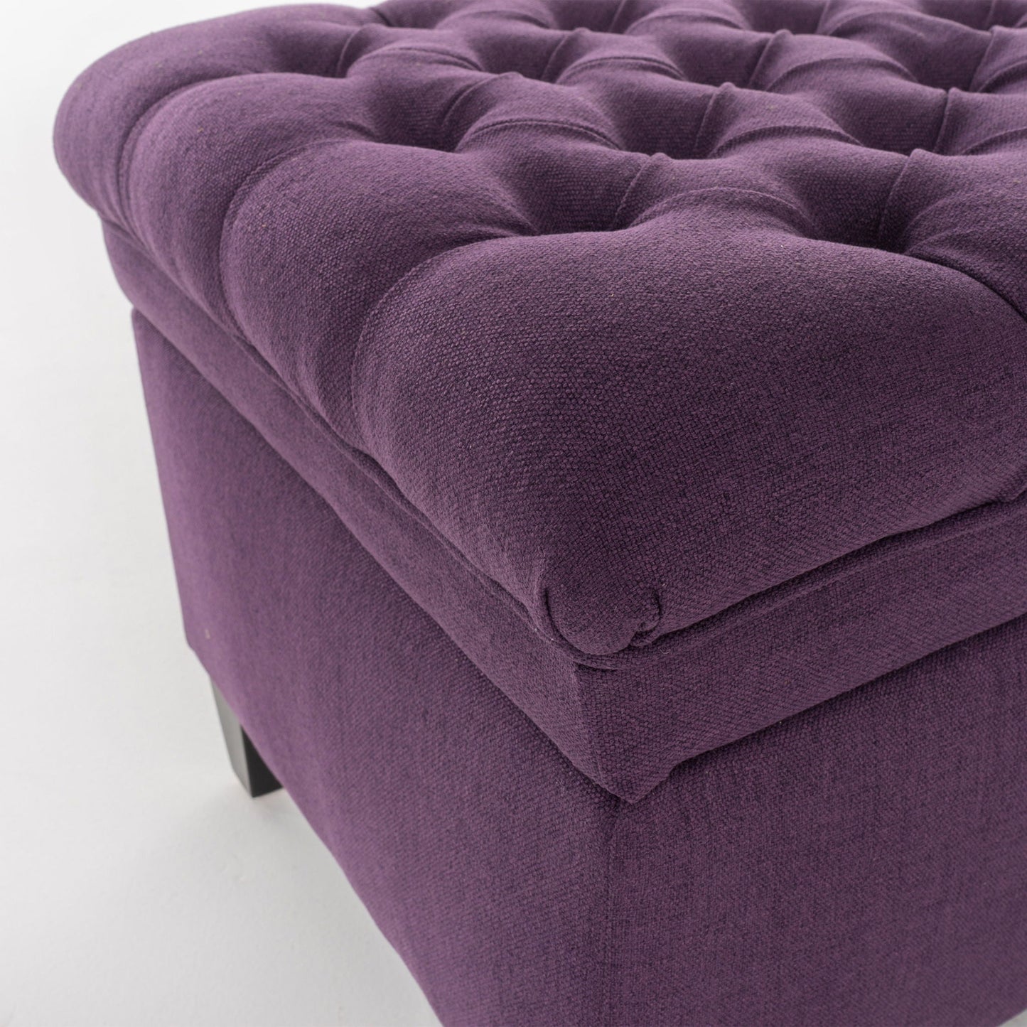 Juliana Storage Ottoman With Birch Legs