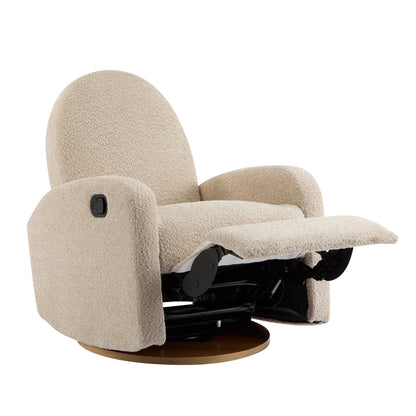 360 Swivel and Glider Recliner Chair - Almond