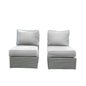 Armless Patio Chair With Cushions