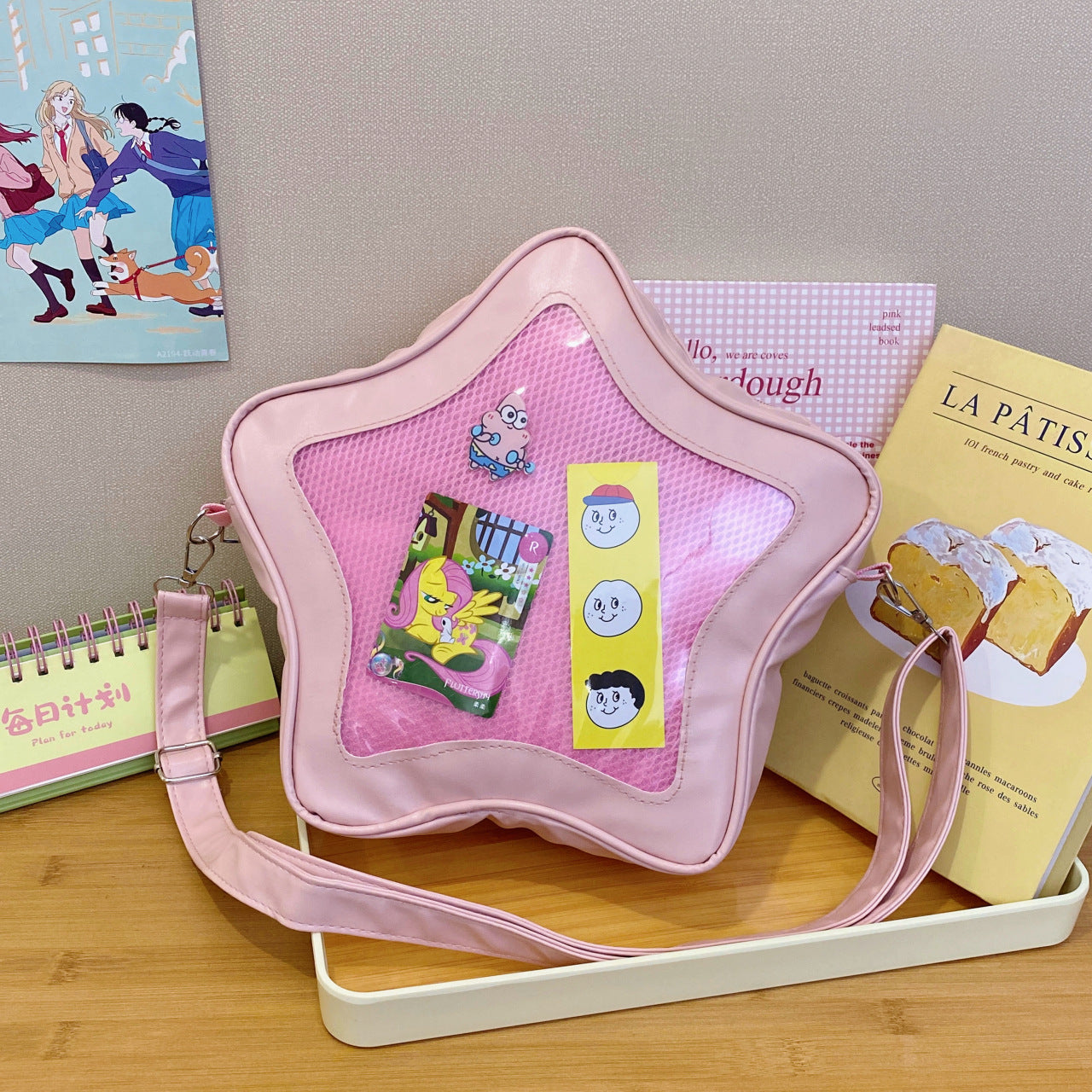 Good-looking New Large Capacity Shoulder Bag Transparent Bag