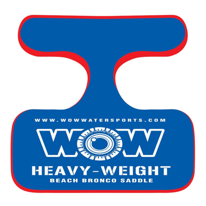 WOW Watersports Beach Bronco 1 Person Heavy Weight Floating Pool Seat