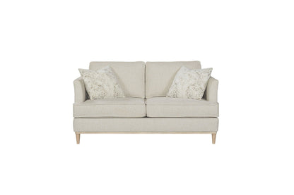 Loveseat With 2 Reversable Cushions And 2 Pillows - Off White