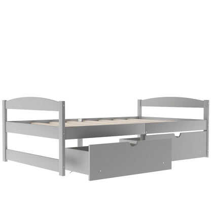 Platform Bed With 2 Drawers
