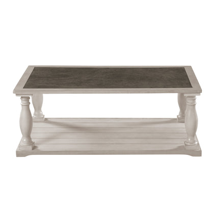 Vibe Haus Farmhouse Rectangular Coffee Table