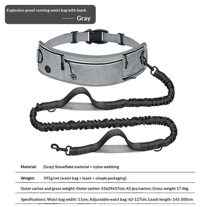Reflective Multifunctional Retractable Pet Leash