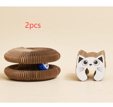 Creative Cat Scratch Board Decompression Grinding Claw Corrugated Paper Pet Toy Supplies