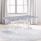 Hollyn - Dining Table With Engineered Stone Top - Engineered Stone & White