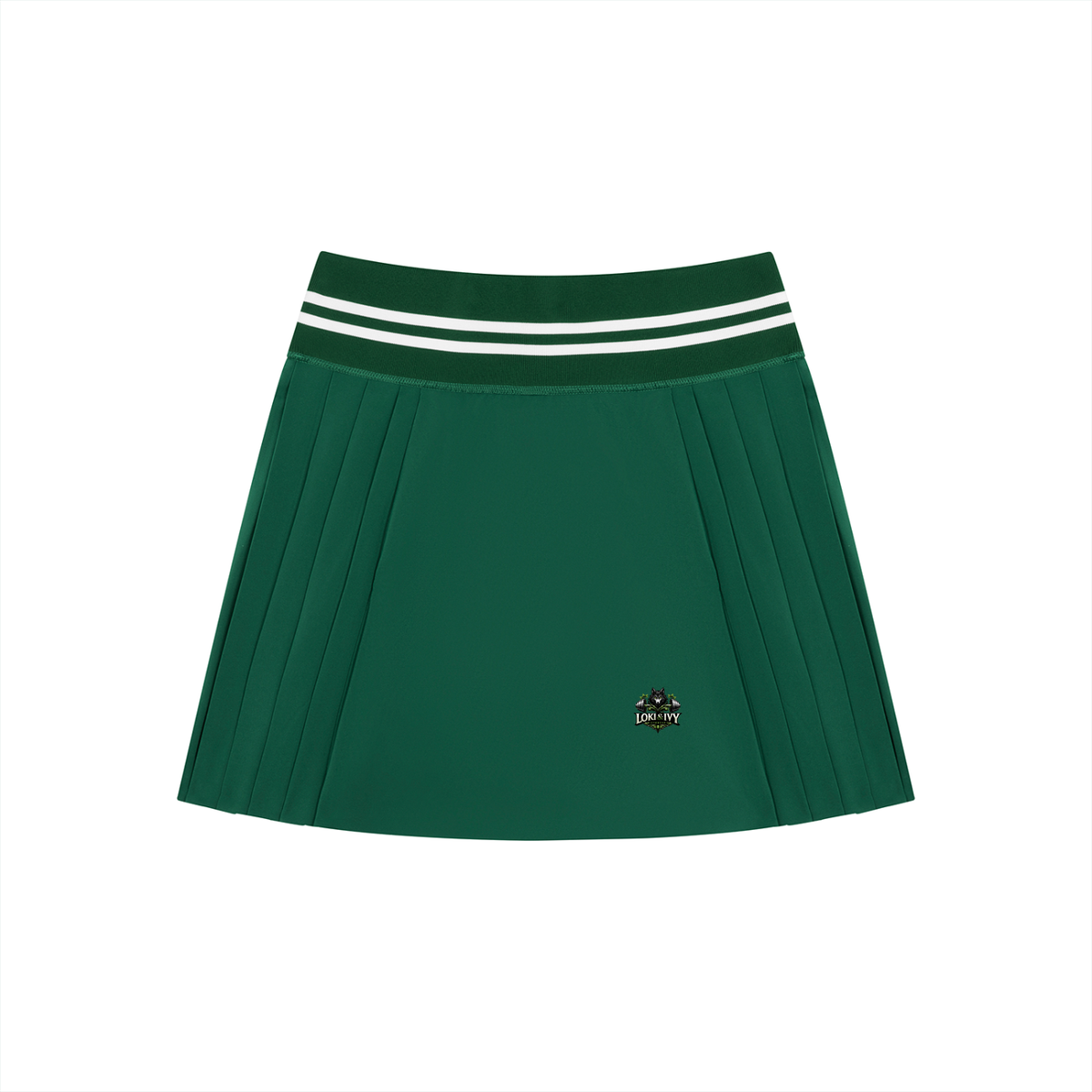 Loki & Ivy Women's Pleated Mini Skirt