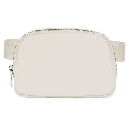 Sport Fanny Pack Unisex Waist Pouch Belt Bag Purse Chest Bag for Outdoor Sport Travel Beach Concerts Travel 20.86in-35.03in Waist Circumference with A