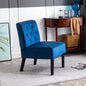 Reese - Living Room Armless Button Tufted Pattern Accent Chair (Set of 2)