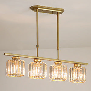 Light Luxury Elegant Crystal Dining Table Chandelier