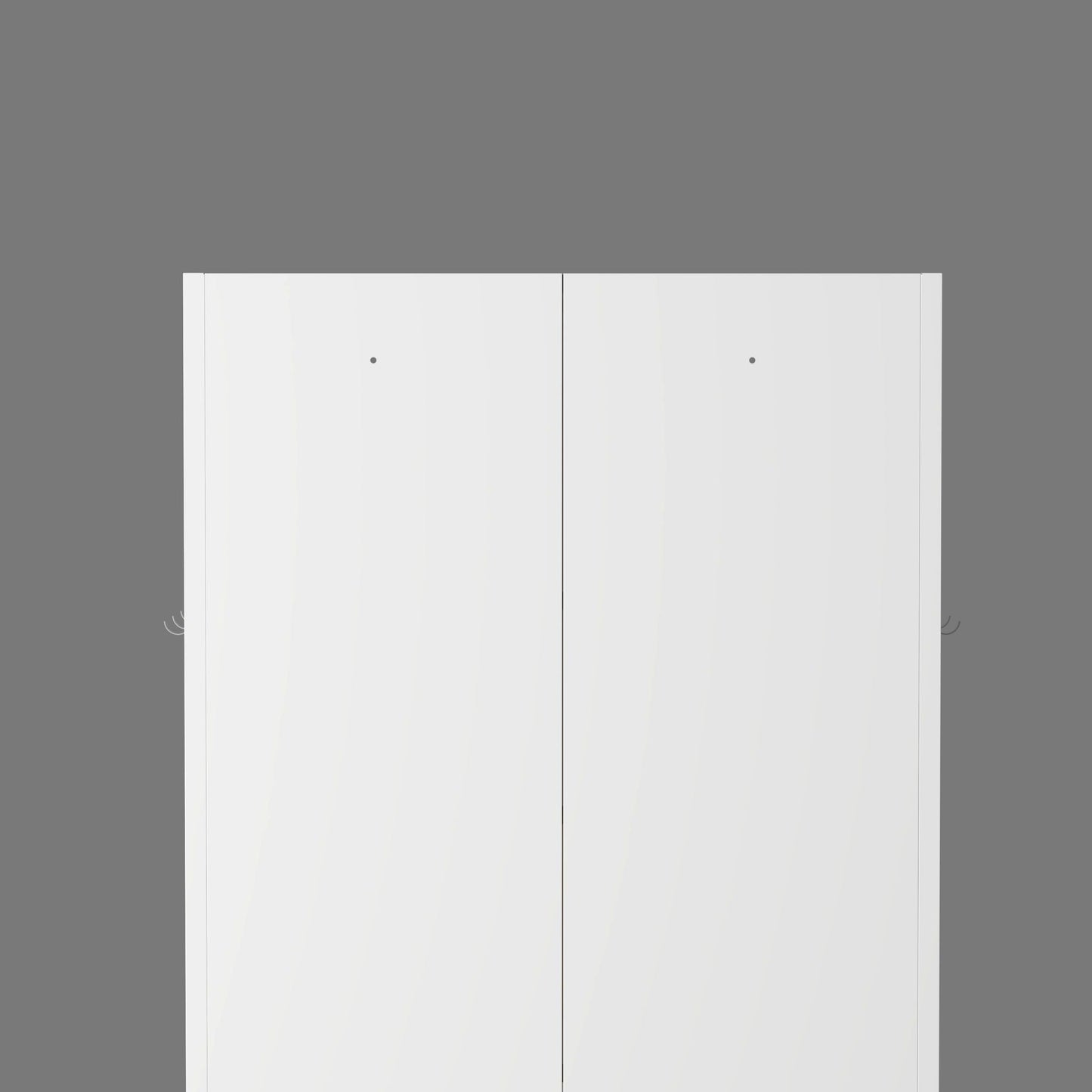 Kitchen Pantry Cabinet Adjustable Storage With 4 Shelves, Heavy Duty Freestanding Pantry Organizer - White