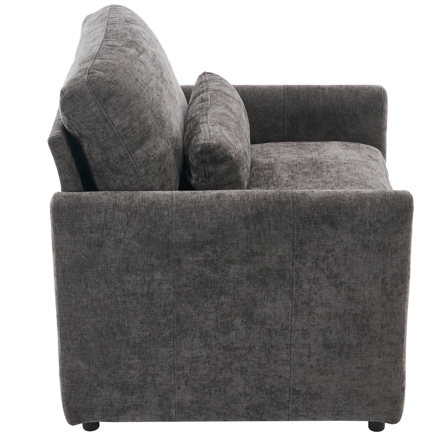 Cozy Upholstered Cushion Armchair For Living Room