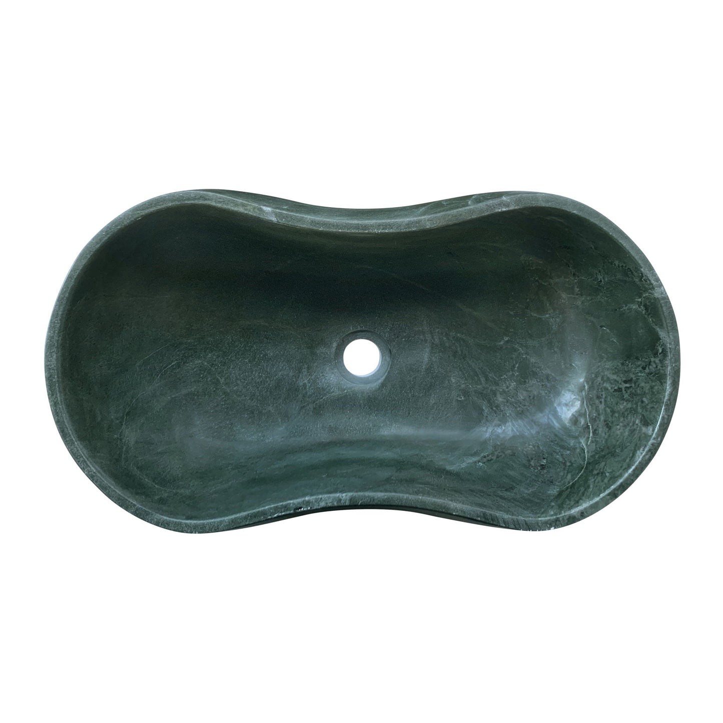Bathroom Vessel Sink With Wavy Design