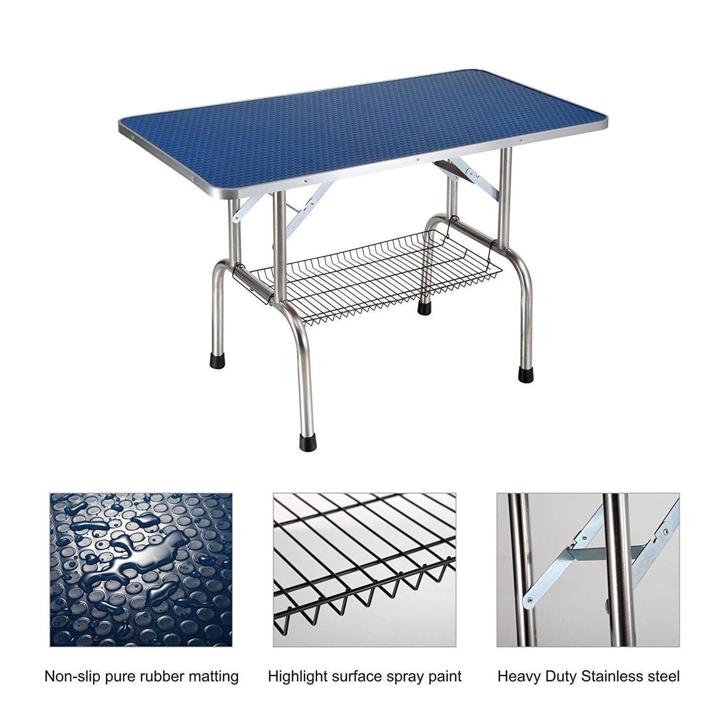 Large Grooming Table For Pet Dog And Cat With Adjustable Arm And Clamps Large Heavy Duty Animal Grooming Table