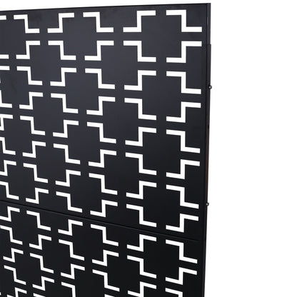 Outdoor & Indoor Metal Privacy Freestanding Decorative Screen