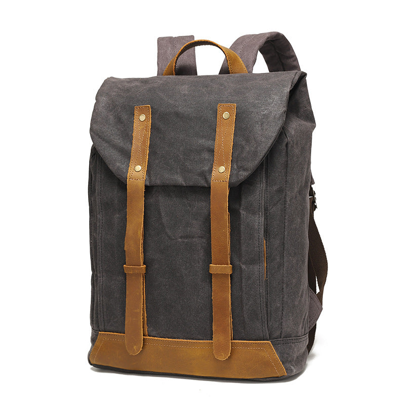 Outdoor Canvas Waterproof Sports Travel Backpack