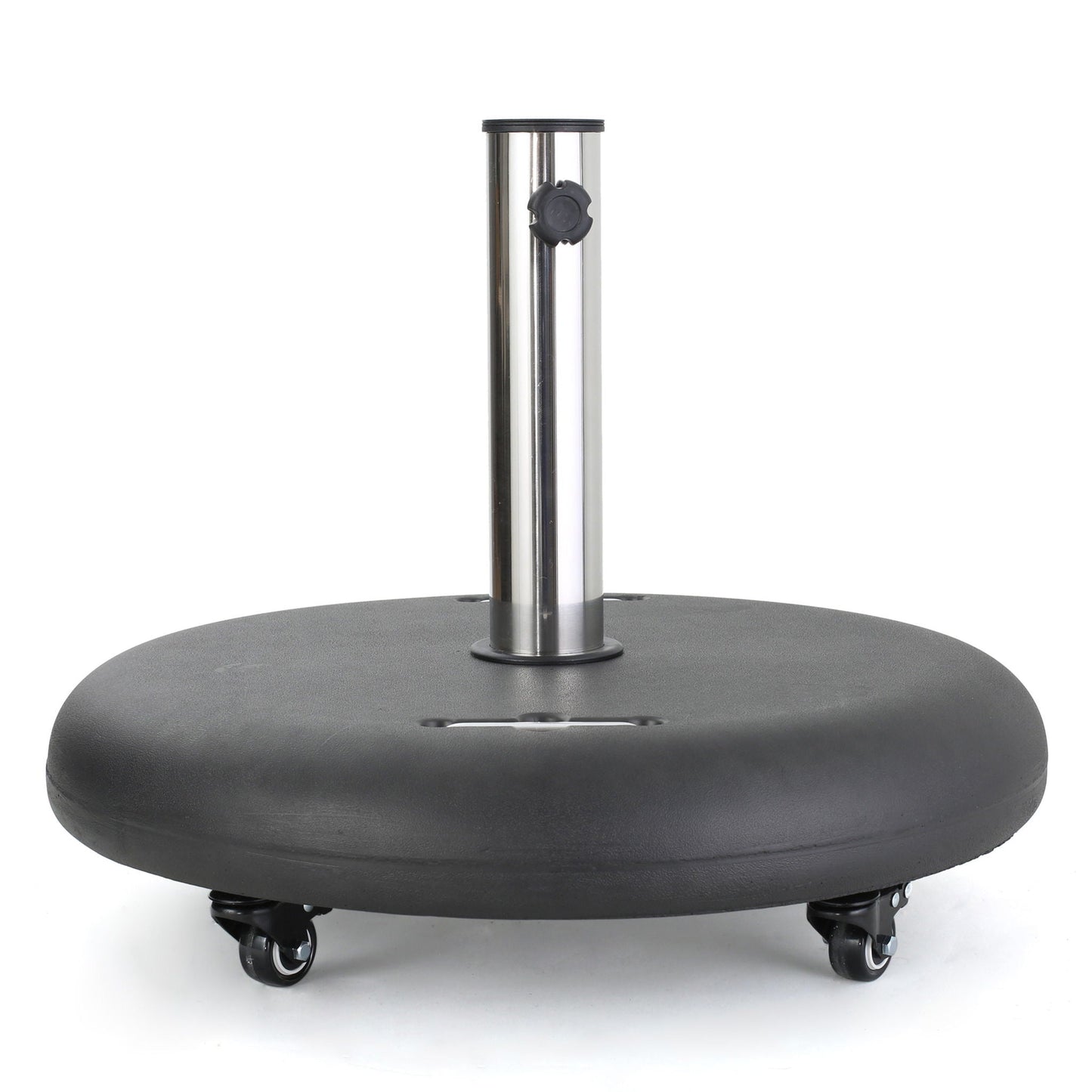 Wheelie - Round Umbrella Base with Stainless Steel Holder