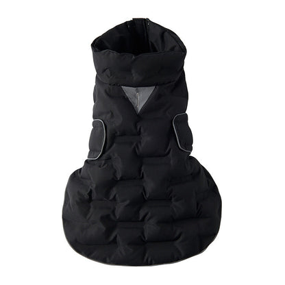 Water- And Wind-Resistant Velcro Jacket For Medium To Large Dogs