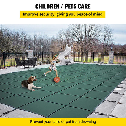 Pool Safety Cover Fits 20x40ft Rectangle Inground Safety Pool Cover