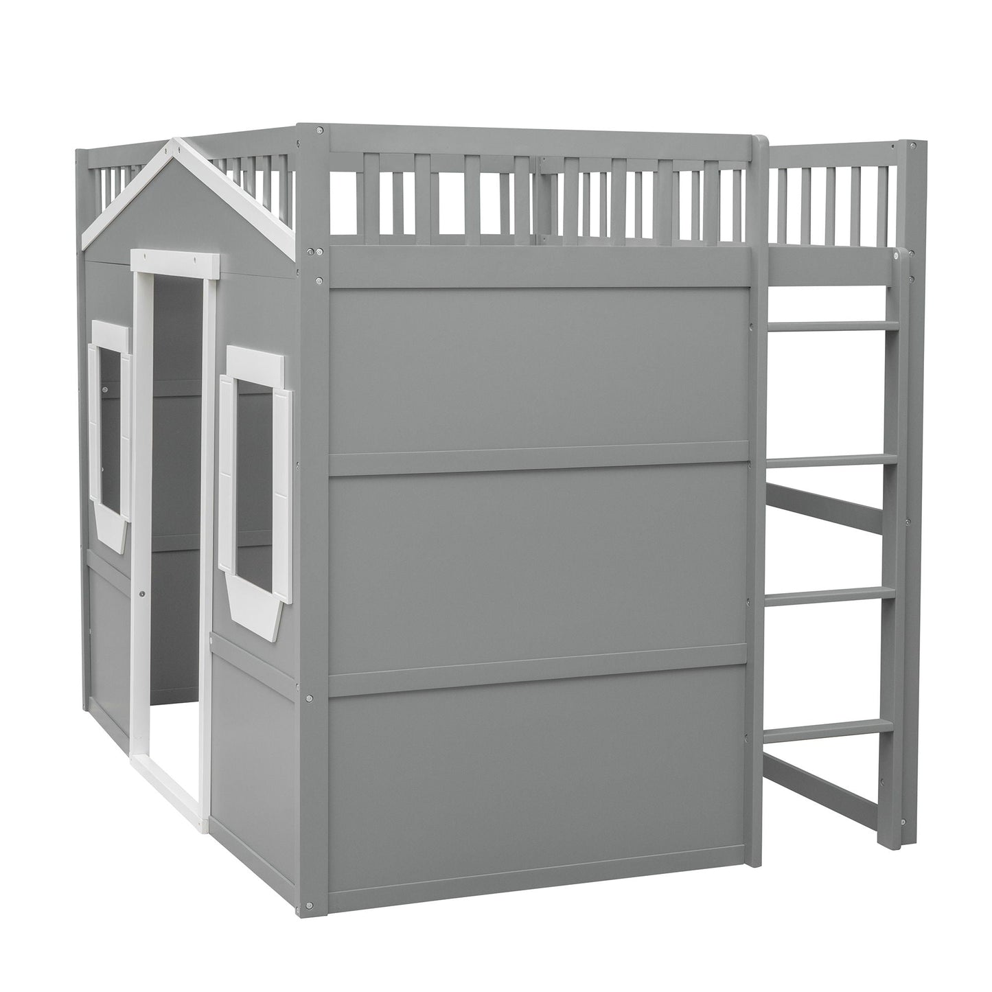 Elegant House Loft Bed With Ladder