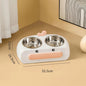 Leak-proof Food Grade Plastic Bowl Mouth Wet-proof Neck Protection Drinking Water Feeding Integrated Cat Bowl