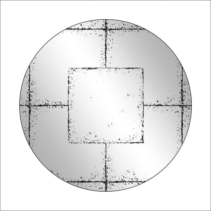Round Wall-Mounted Mirror